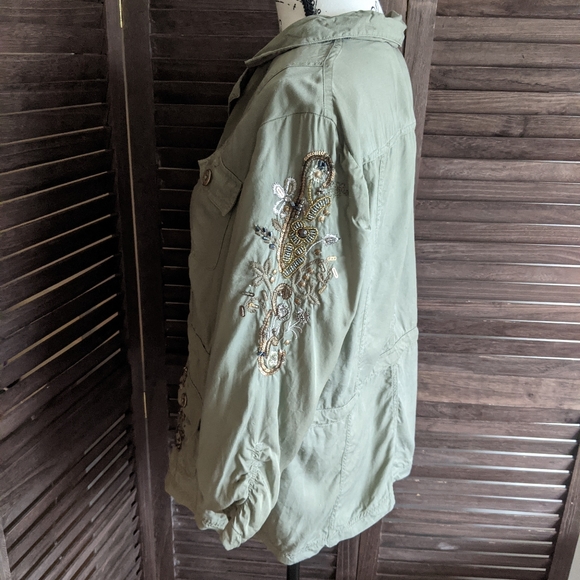 Chico's Embroidered Spring Jacket - Picture 7 of 16